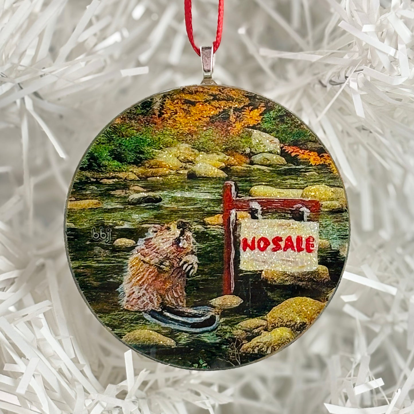 Canadian Animals Ornament Trio