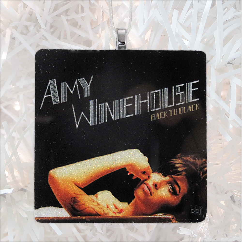 sample Custom Album Cover Glass Ornament by BBJ