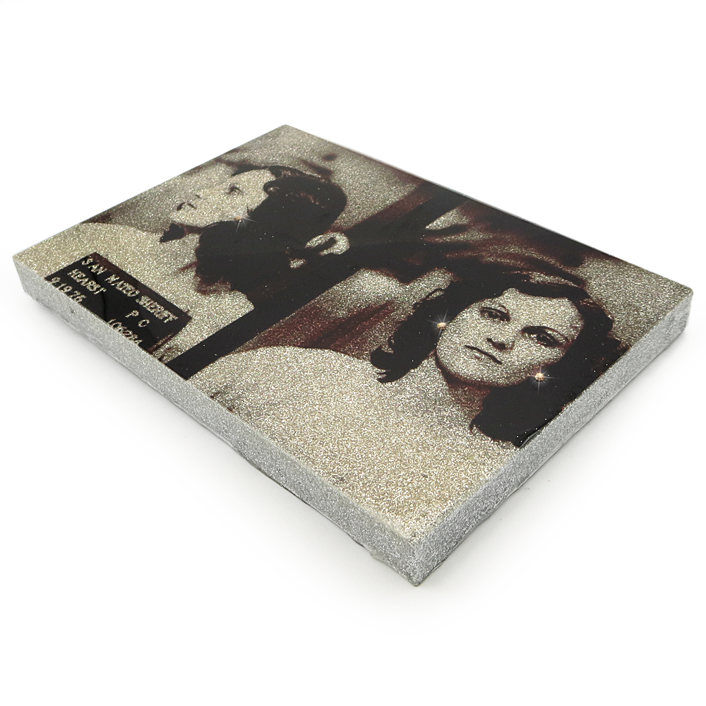 Patty Hearst mug shot wall art plaque