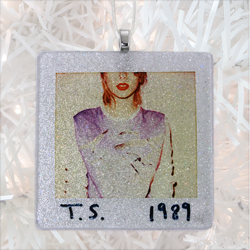 sample Custom Album Cover Glass Ornament by BBJ