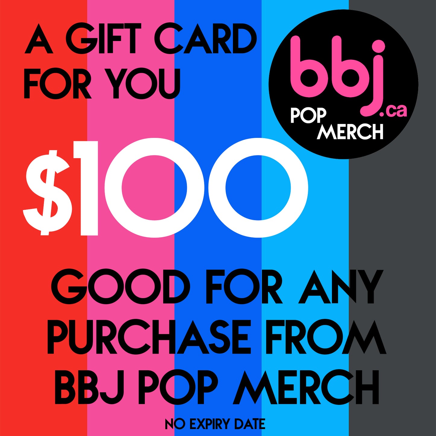 BBJ Pop Merch gift card