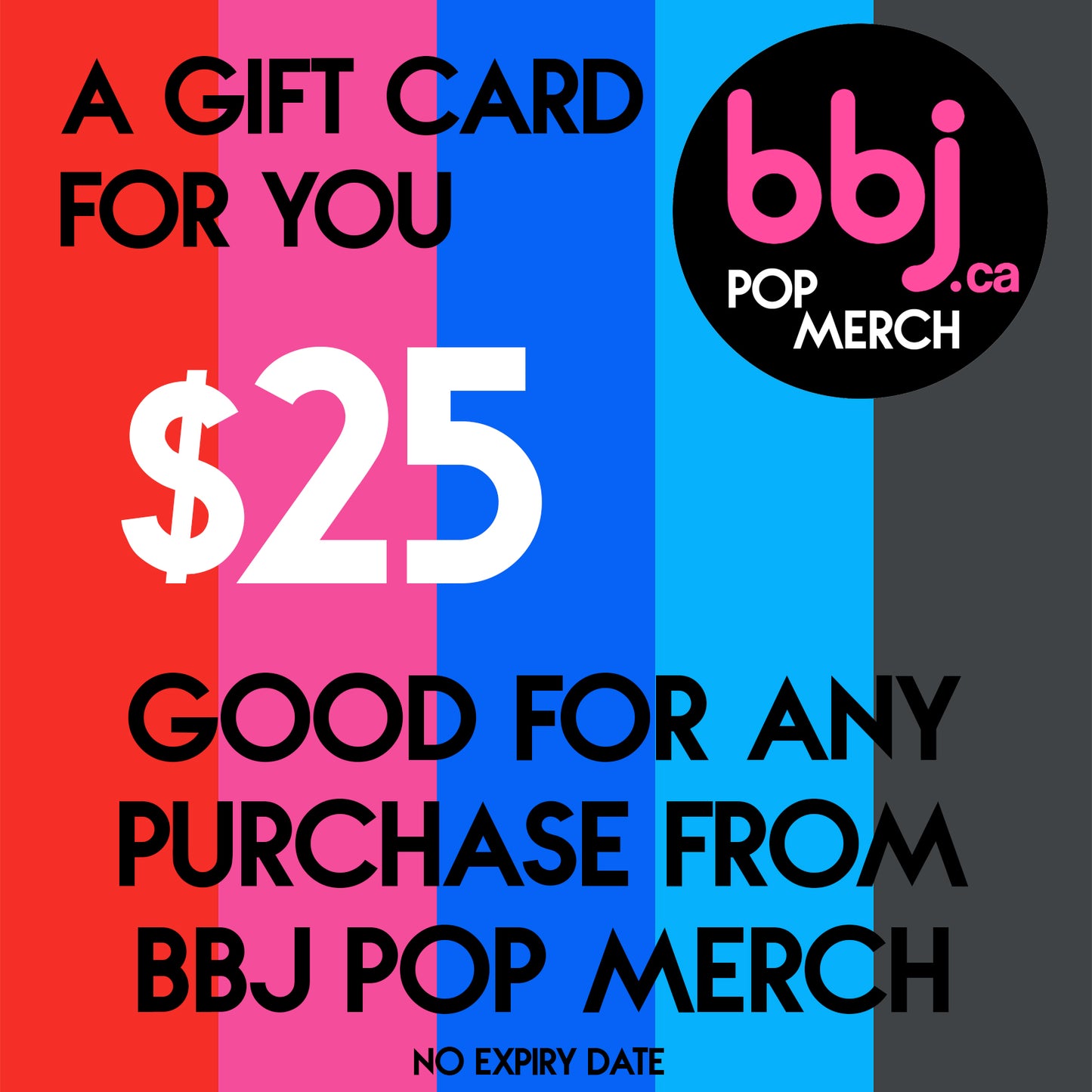 BBJ Pop Merch gift card