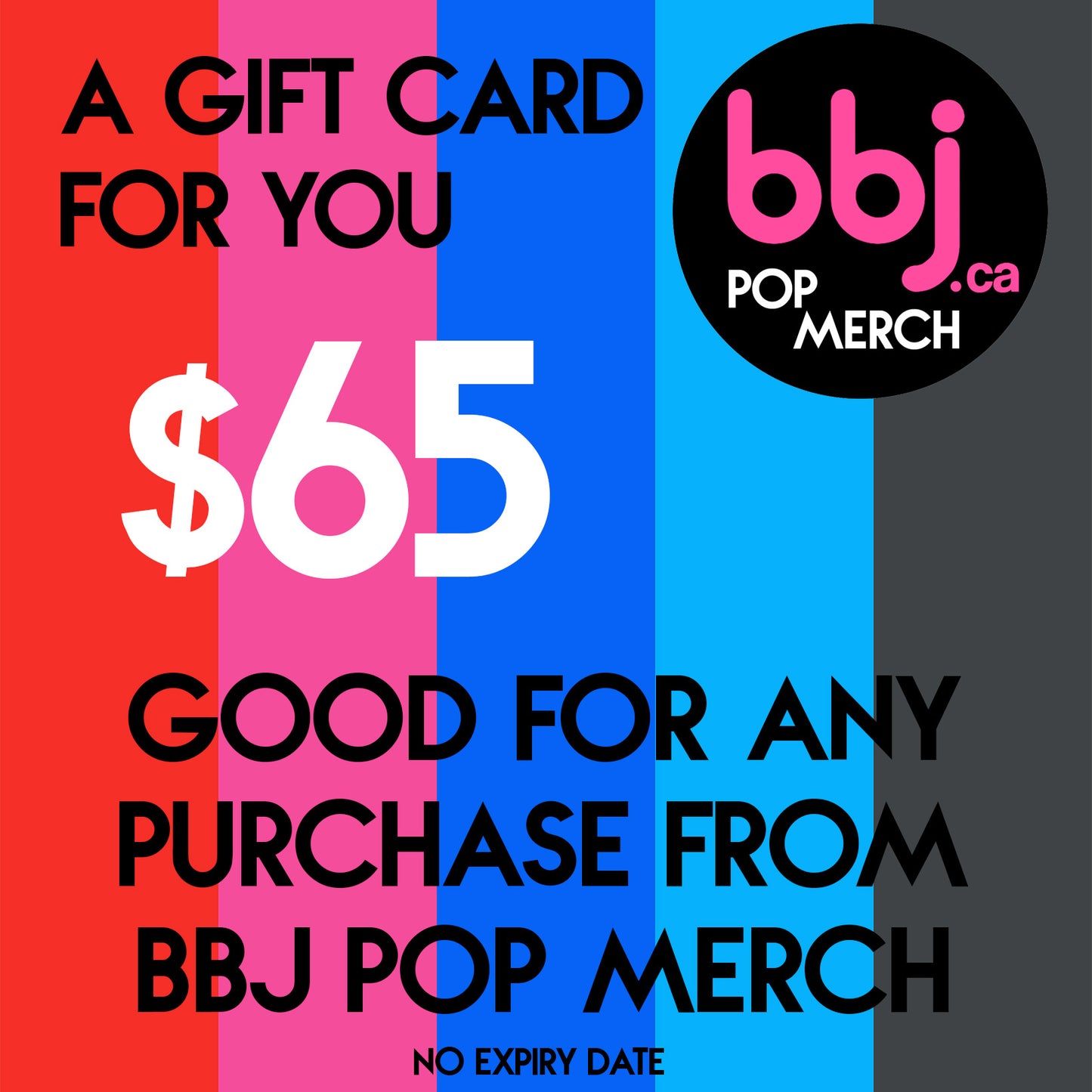 BBJ Pop Merch gift card