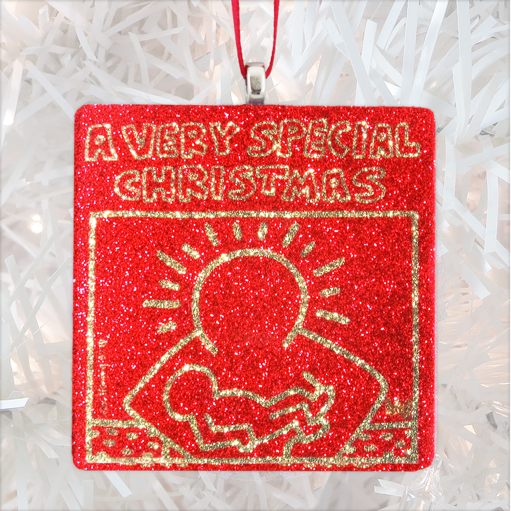 sample Custom Album Cover Glass Ornament by BBJ