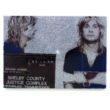 Load image into Gallery viewer, Ozzy Osbourne mug shot wall art plaque
