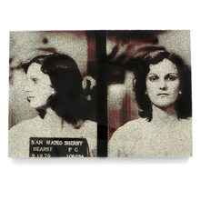 Load image into Gallery viewer, Patty Hearst mug shot wall art plaque
