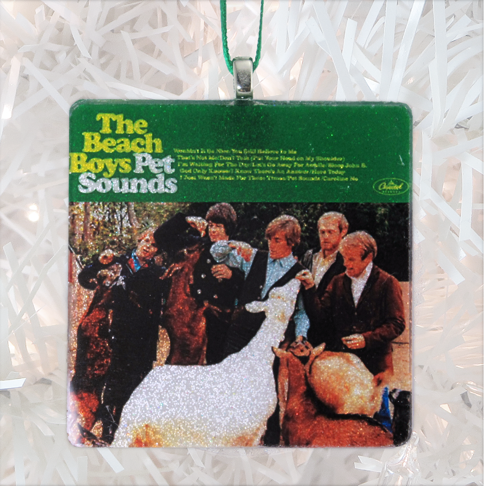 sample Custom Album Cover Glass Ornament by BBJ