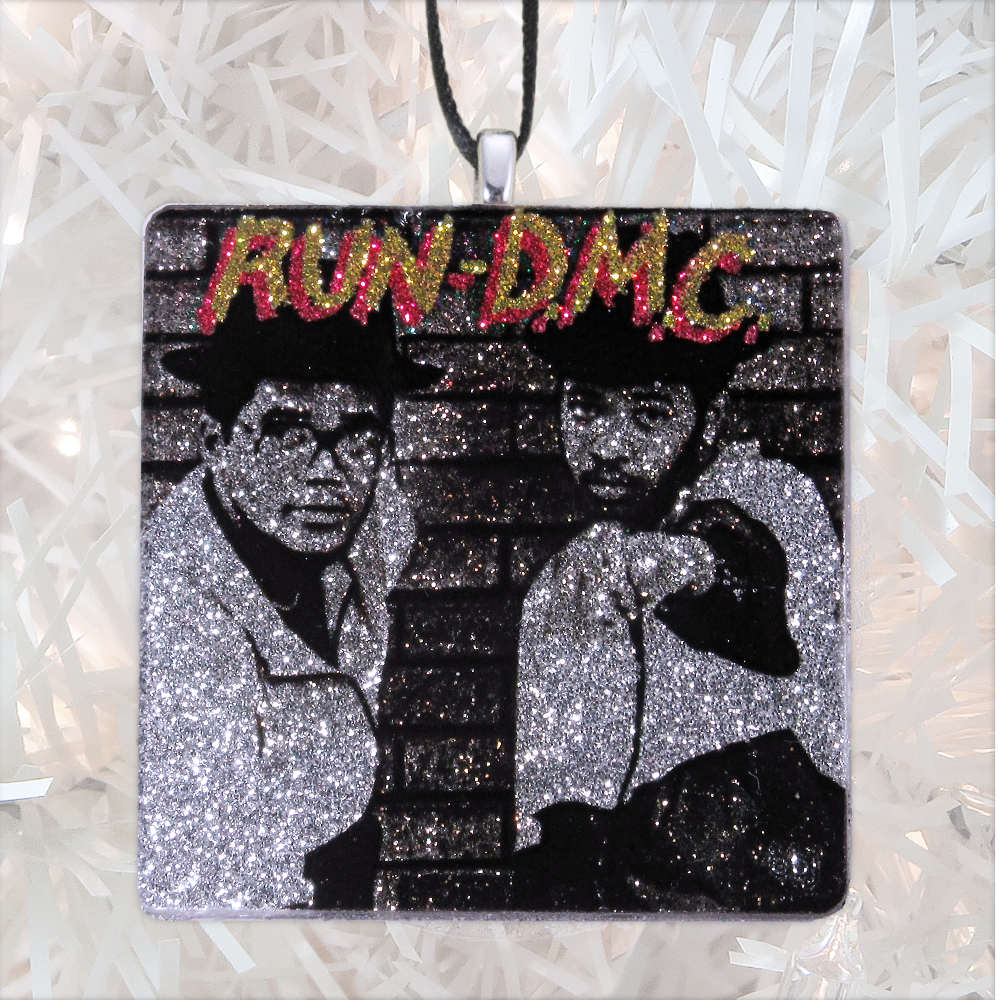 sample Custom Album Cover Glass Ornament by BBJ