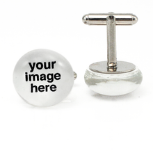 Load image into Gallery viewer, custom cufflinks sample - your image here - custom photo cufflinks by BBJ
